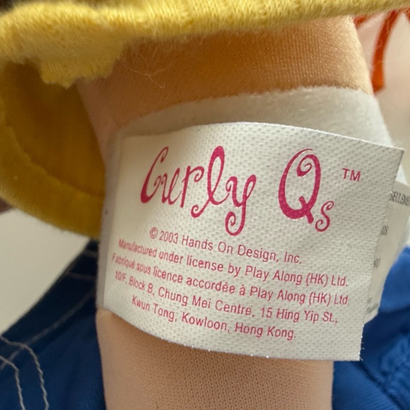 Curly Q 2002 Doll Orange Bendable Hair Rare - Picture 7 of 14